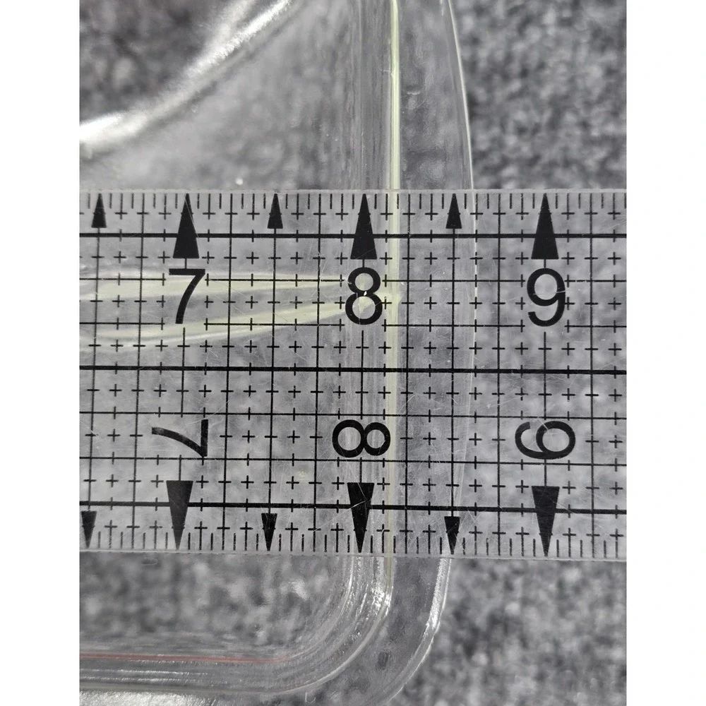 Vintage‎ Westinghouse Glass Fin LID ONLY For Loaf Pan Refrigerator Dish Clear